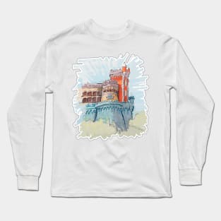 Pena Palace in Sintra, Portugal Long Sleeve T-Shirt